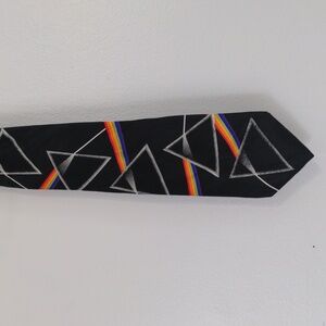 Ralph Marlin Pink Floyd Dark Side of the Moon Necktie 100% Silk 57” X 3.75” 1994